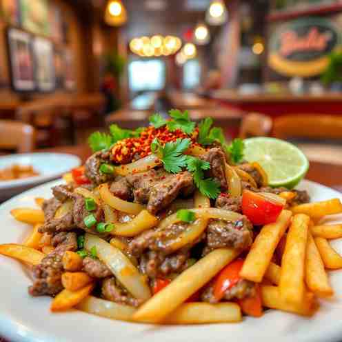 Lomo Saltado - Make the Best Peruvian Beef Stir Fry with French Fries